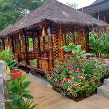 Gazebo Bambu - Saung.id