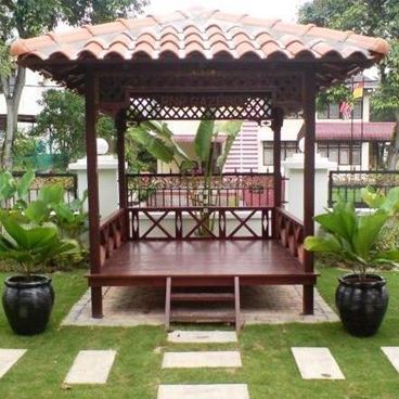 Gazebo Kayu - Saung.id